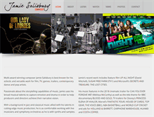 Tablet Screenshot of jamiesalisburymusic.com